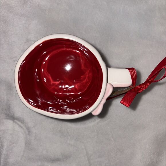 Rae Dunn x Peanuts Snoopy LOVE Balloons Mug "Made With Love" 22oz VALENTINE NWT - Picture 4 of 5